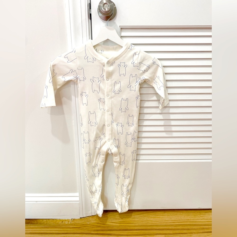 Marks & Spencer NEW 3 pack bodysuit with footies - 12 to 18 months